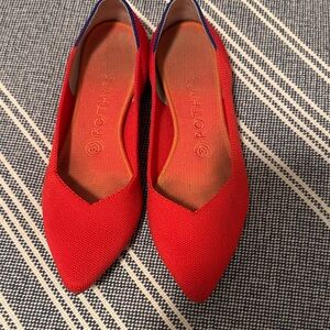 Rothy's Vibrant Red Flats